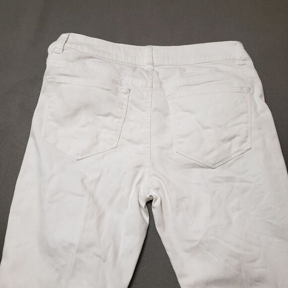 Makers of True Originals White Ankle Cropped Jeans Size 27 - Picture 10 of 13
